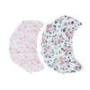 2Pcs Bassinet Sheet Polyester Cotton Breathable Elastic Bassinet Pad Mattress