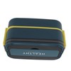 Double Layer Bento Box 316 Stainless Steel Compartment Portable Lunch