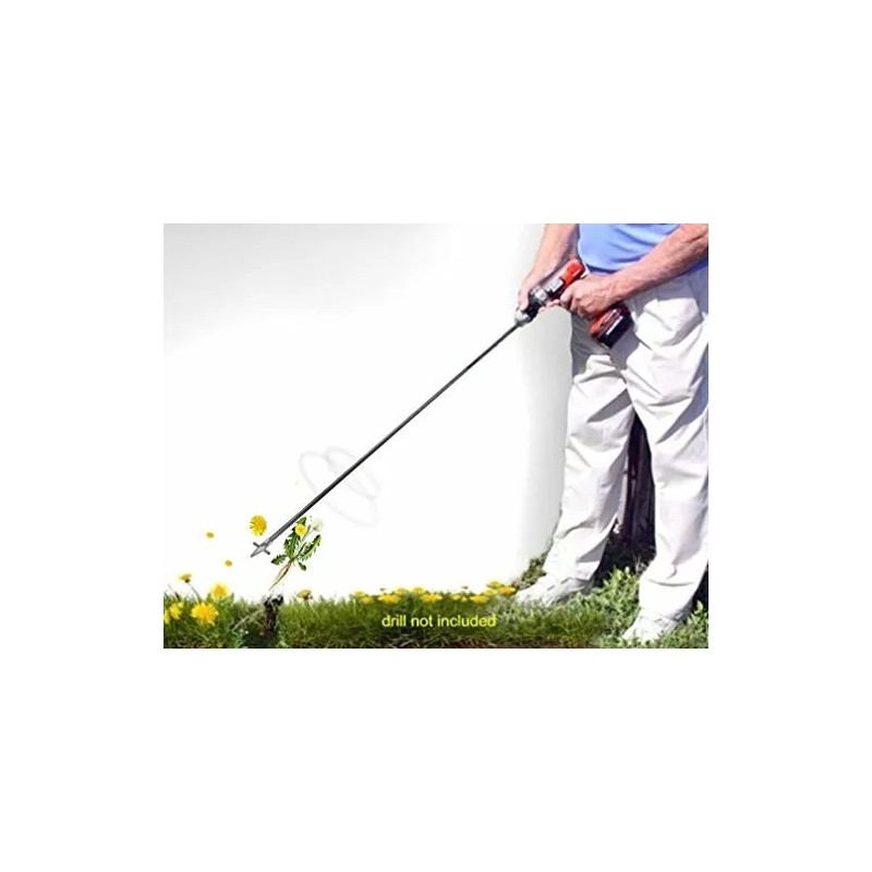 WeedSpinner LT drill-powered weed removal tool for lawns and landscapes