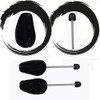 WOCTDTHW Shoe Trees for Sneakers Shaper 2 Pairs Plastic Men