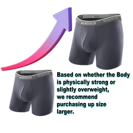 ROSTITCH Men's Boxer Briefs, Soft and Breathable Cotton Underwear with ComfortFlex Waistband, Multipack (US, Alpha, X-Large, Regular, Regular, Back/Royal Blue/Dark Gray/Gray)