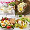 AYNKH Set of 4 Egg Slicer for Boiled Eggs, Egg