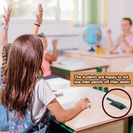 AIERSA Pencil Holder for Desk,20Pcs Pen Holders for Classroom Clipboard Attachment,Silicone Adhesive Pencil Holder for School Student Kids Desk Teacher Office Accessories