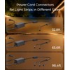 DeckTok Smart 98.4ft Outdoor LED Strip Lights, RGB LED Outdoor