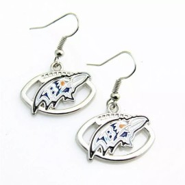 Unbranded Baltimore Ravens dangle earrings