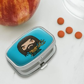 Aquaman Movie Cute Chibi Character Rectangle Pill Case Trinket Gift Box