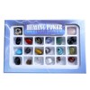 JSDDE 20pcs Variety Crystals Tumbled Stone Healing Crystal Gemstone Meteorite