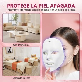 Mascara Led Facial De Skin Care Terapia Elimina Acne/arrugas