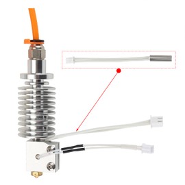 Imdinnogo BCZAMD Anycubi Vype J-Head Extruder Spare Parts 50W Heater Cartridge 24V Wire 70mm/ 2.7in Heating Tube ¦Õ6¡Á20 XH2.54 Connector Compatible with Vype 3D Printer V6 Hotend Heater Block-2Pcs