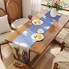 VIV CHERBL Fall Table Runner with Farmhouse Cows,Thanksgiving harvests Farmhouse