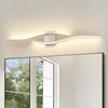 Joossnwell Brushed Nickel Vanity Light for Bathroom Light Fixtures Modern