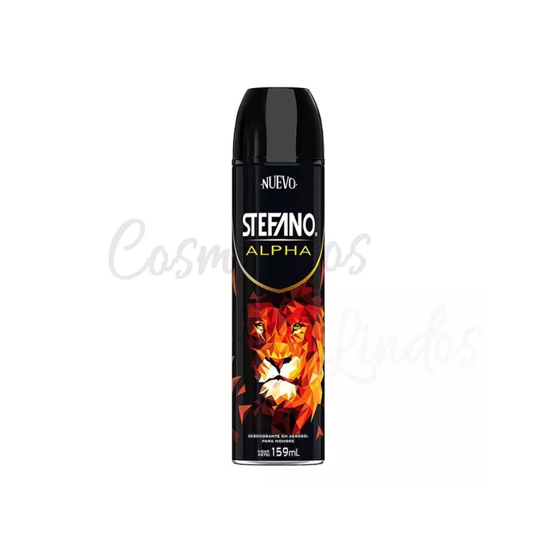 Stefano Alpha Deodorant for Men 159 ml Desodorante Alpha Spray