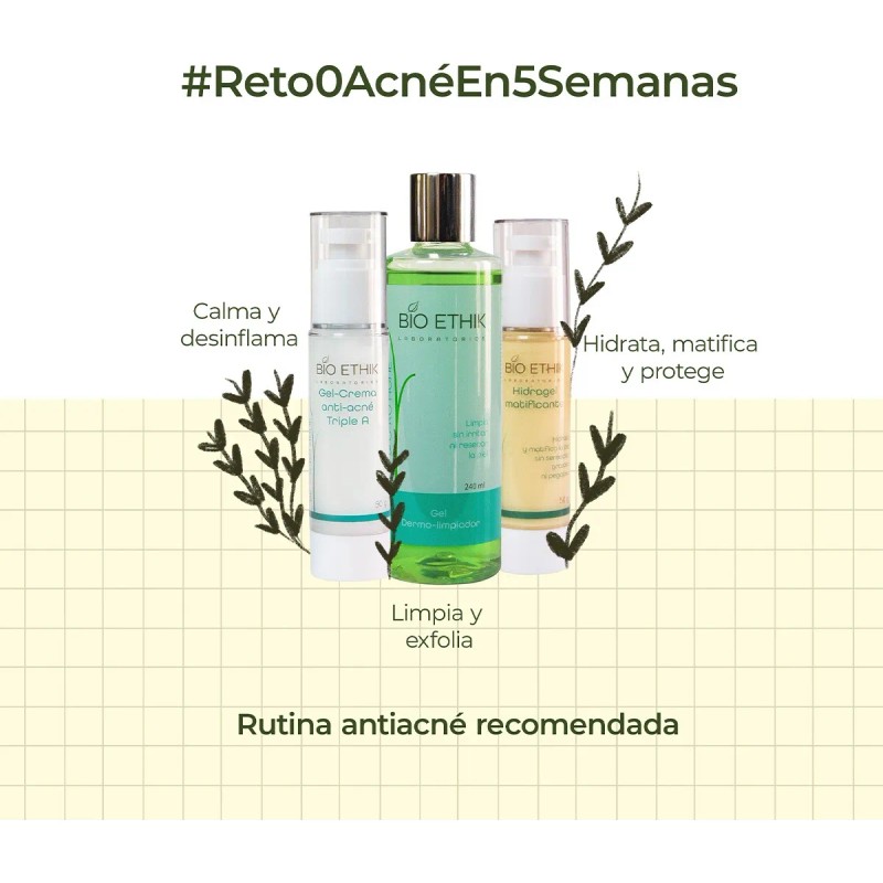 Bioethik Crema Facial Matificante Hidratante Control Brillo