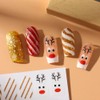 6 Pcs Christmas Nail Art Stickers Decals 3D Self-Adhesive Snowman