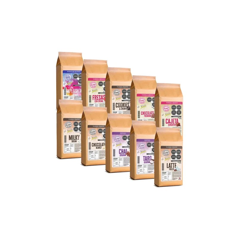 Bases Frappé Marca Essence 1.36 Kg, 30gr X Vaso, Facturamos
