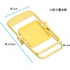 Audiophile Pipe Chair Smartphone Stand Foldable Compact Lightweight Yellow 2