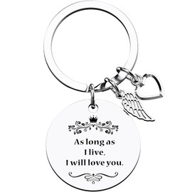 iXular Valentine's Day Gifts Keychain keyring Gift for Mom Girlfriend Sisters Friends Women for Mother's Day Birthday Christmas Anniversary