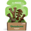 Benebone Medium 4-Pack Dog Toys for Aggressive Chewers – Durable