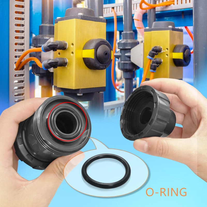 PVC True Union Check Valve, 2’’ Slip Swing Full Port