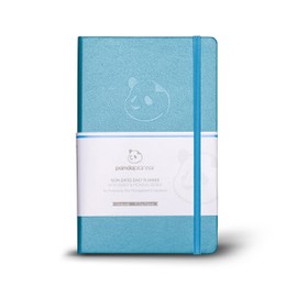 Panda Planner - Cyan Daily 2021-2022 Planner, Calendar and Gratitude Journal to Increase Productivity, Time Management & Happiness - Hardcover, Undated Day - Quarter Year Planner - Guaranteed