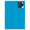 A4 Ruled White Paper Refill Blue Notepad Notebook 100 Sheets