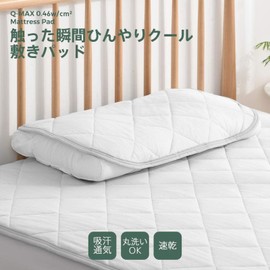 Cool Pillow Pad, Set of 2, Cooling Sensation, Pillow Pad, Washable, Washable, Quick Drying, Antibacterial, Deodorizing Treatment (Light Gray, 19.7 x 27.6 inches (50 x 70 cm), Set of 2