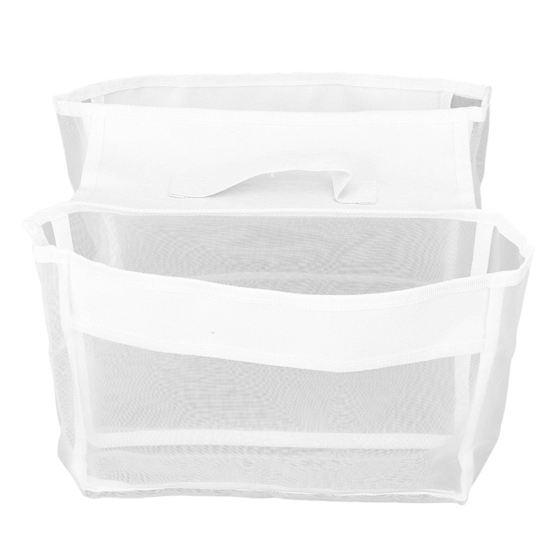 Baby Mesh Bath Toy Storage, Saddle Shape 2 Compartments Baby