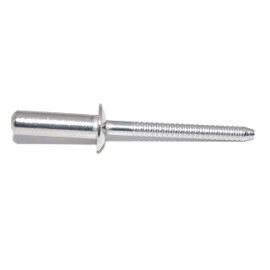 Sealing Blind Rivets 6.4 x 16 mm Pack of 50 Stainless Steel A2 (V2A) with Flat Head Closed Form B Pop Rivets DIN 7337 - ISO 16585