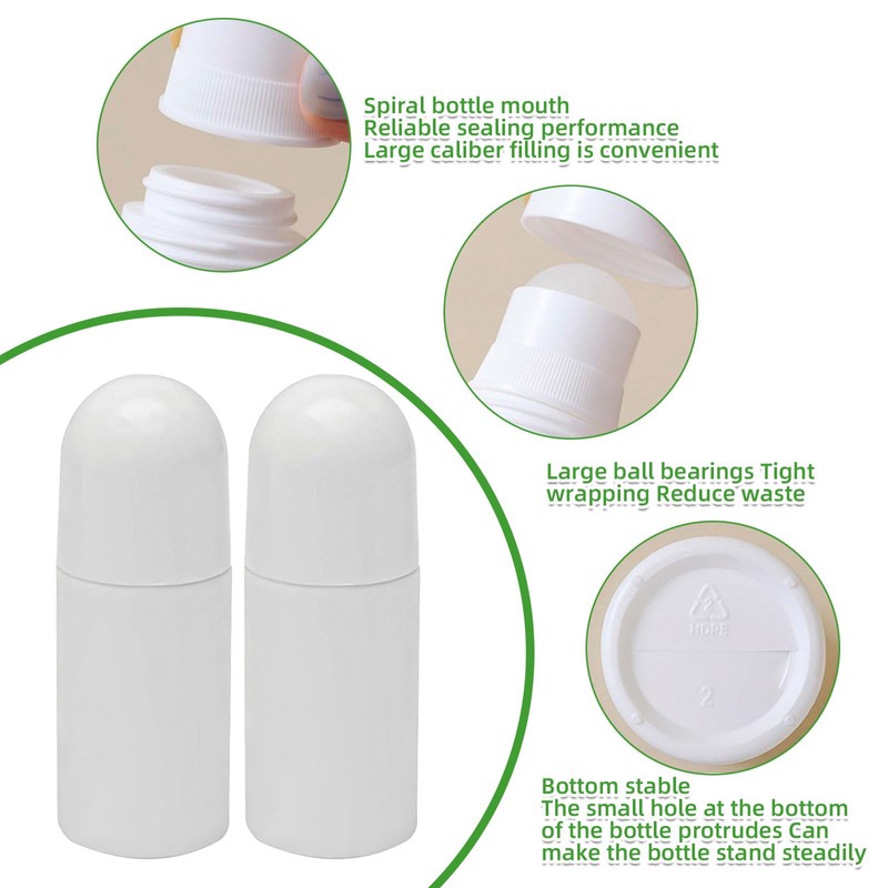 FangBoJie 4 Stück Deoroller Zum Befüllen (100ml)