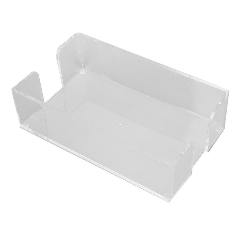 Acrylic Napkin Holder Transparent Uncapped Bathroom Napkin Holder for 23x14x6cm