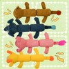 YOUBEMAGIC Squeaky Dog Toy No Stuffing with 2 Squeaker Body,