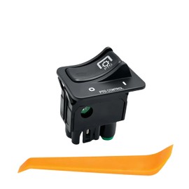 PTO Air Shift Control Valve & Manual Paddle Switch Replacement G90-6022-004BN- Compatible with Peterbilt Trucks Air Suspension Systems, PTO Rocker Valves (Durable ABS Construction)