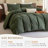 CozyTide CozyTide Queen Size Comforter Set Olive Green, 100% Cotton
