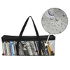 Transparent Large Capacity Portable Carrying Bag Storage Organizer for CD