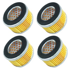 Zorfeter 4 PCS Air Compressor Replacement Filter Element,Piston Type Air Compressor Intake Paper Filter Elements Accessories Air Compressor Parts HE014