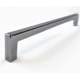 French Furniture Fittings Polished Chrome Kitchen Cabinet D Pull Handles - Set of 6 Cupboard Drawer Bedroom Furniture Bow boss Handles