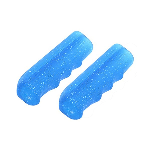 Lowrider Bicycle Bike Custom Grips KRATON Rubber Sparkle Blue Bike Part, Bicycle Part, Bike Accessory, Bicycle Accessory