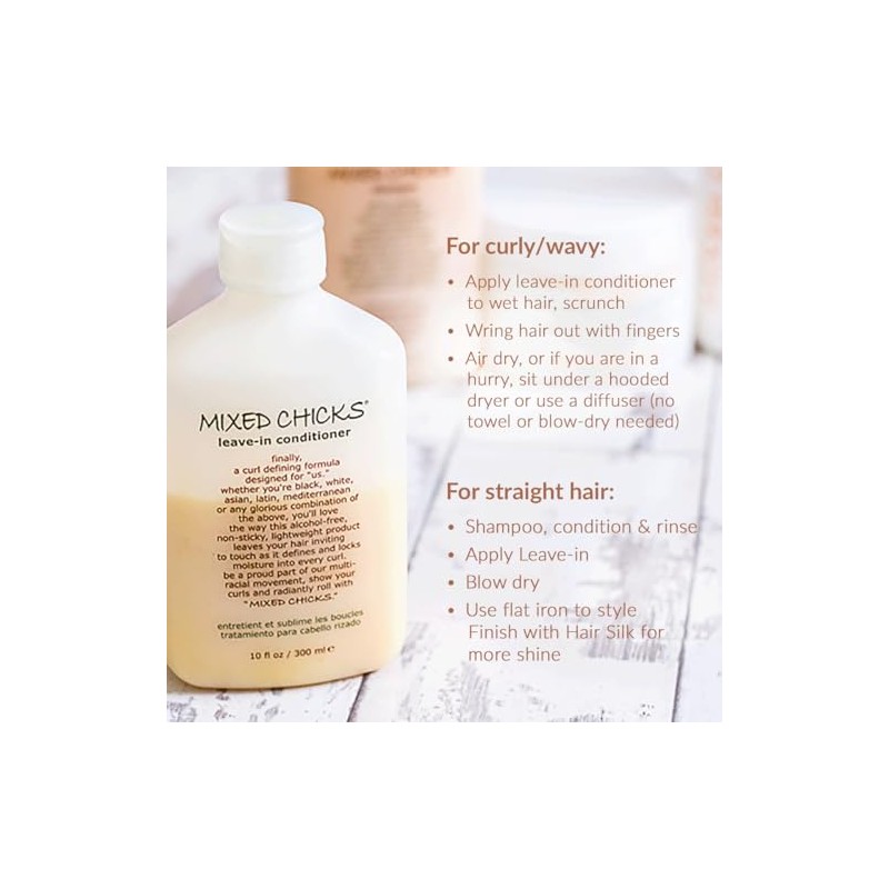Mixed Chicks Leave-In Conditioner for Unisex Conditioner 10 oz