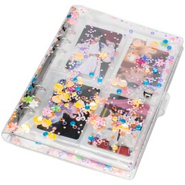 noonebutyou Carpeta para tarjetas fotográficas A5, Portatarjetas transparente K-Pop de K-Pop, libro portafotos de 200 bolsillos Instax para Polaroid S