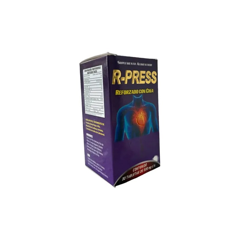 R-press Reforzado Con Chía 30tabletas Suplemento Alimenticio