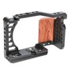 Aluminum Alloy Camera Video Shooting Cage Kit with Wooden Handle
