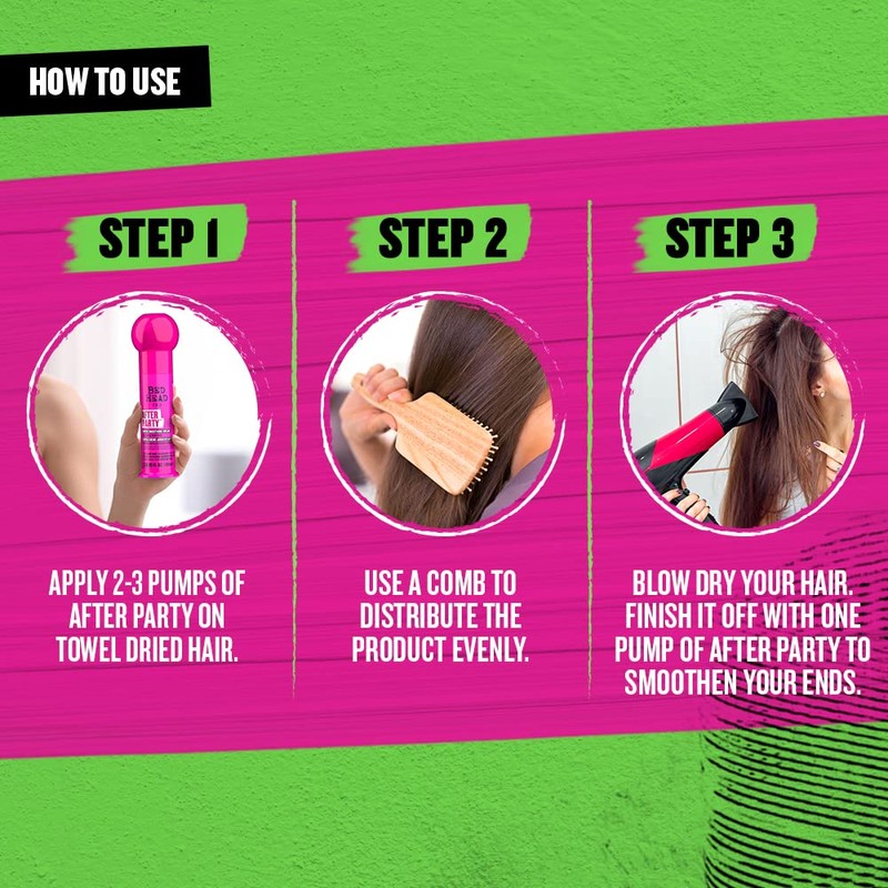 Bed Head by TIGI, After Party Smoothing Cream, For Silky