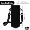 DXPETA 2Pcs Water Bottle Bag with Adjustable Shoulder Strap, Durable