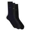 BOSS Men's 3P RS Uni CC Socks, New-Open Miscellaneous961, 43-46