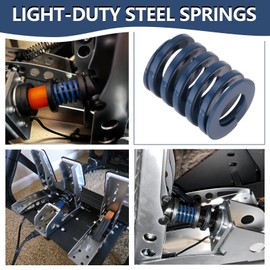 SING F LTD 5pcs 3D Printer Die Spring 10mm ID 20mm OD 25mm Long Spring Steel Spiral Stamping Light Load Compression Mould Die Spring for 3D Printer Compression Heating Bed