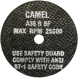 3 Inch x 1/16 Inch X 3/8 Inch Abrasive Cut-Off Wheel - 10 Pack