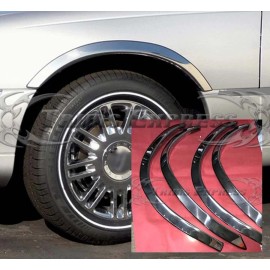 Trims Express for:1987-1998 Toyota Supra Stainless Lip Arch Fender Wheel Well Trim 4Pc 2" Wide