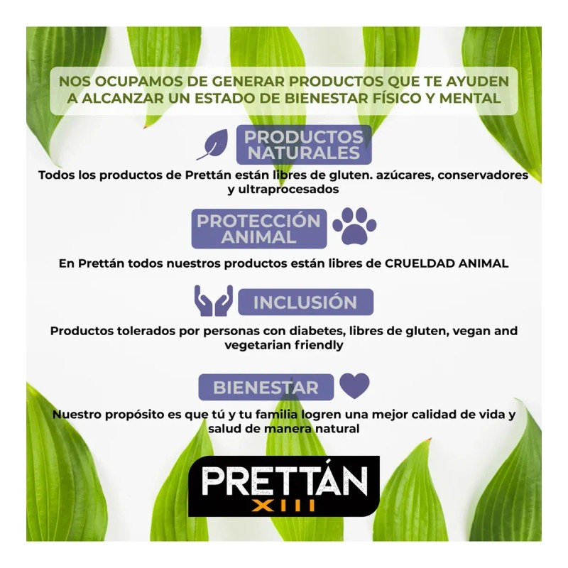Suplemento Con Vitamina A Prettan Vegano 60 Capsulas 500mg