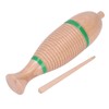 Wood Guiro Children Cute Fish Shaped Guiro Percussion Instrument Educational