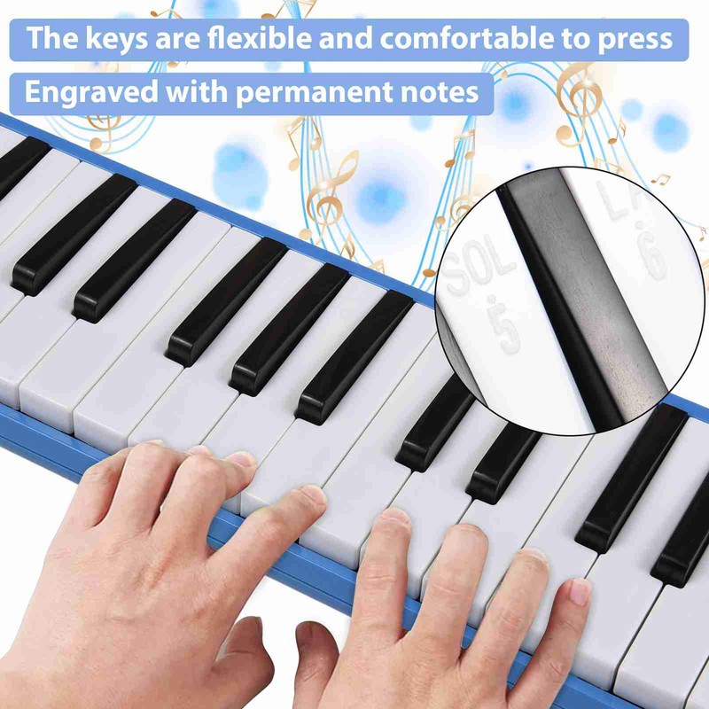 32 Keys Melodica Instrument Melodica Air Piano Keyboard with Soft